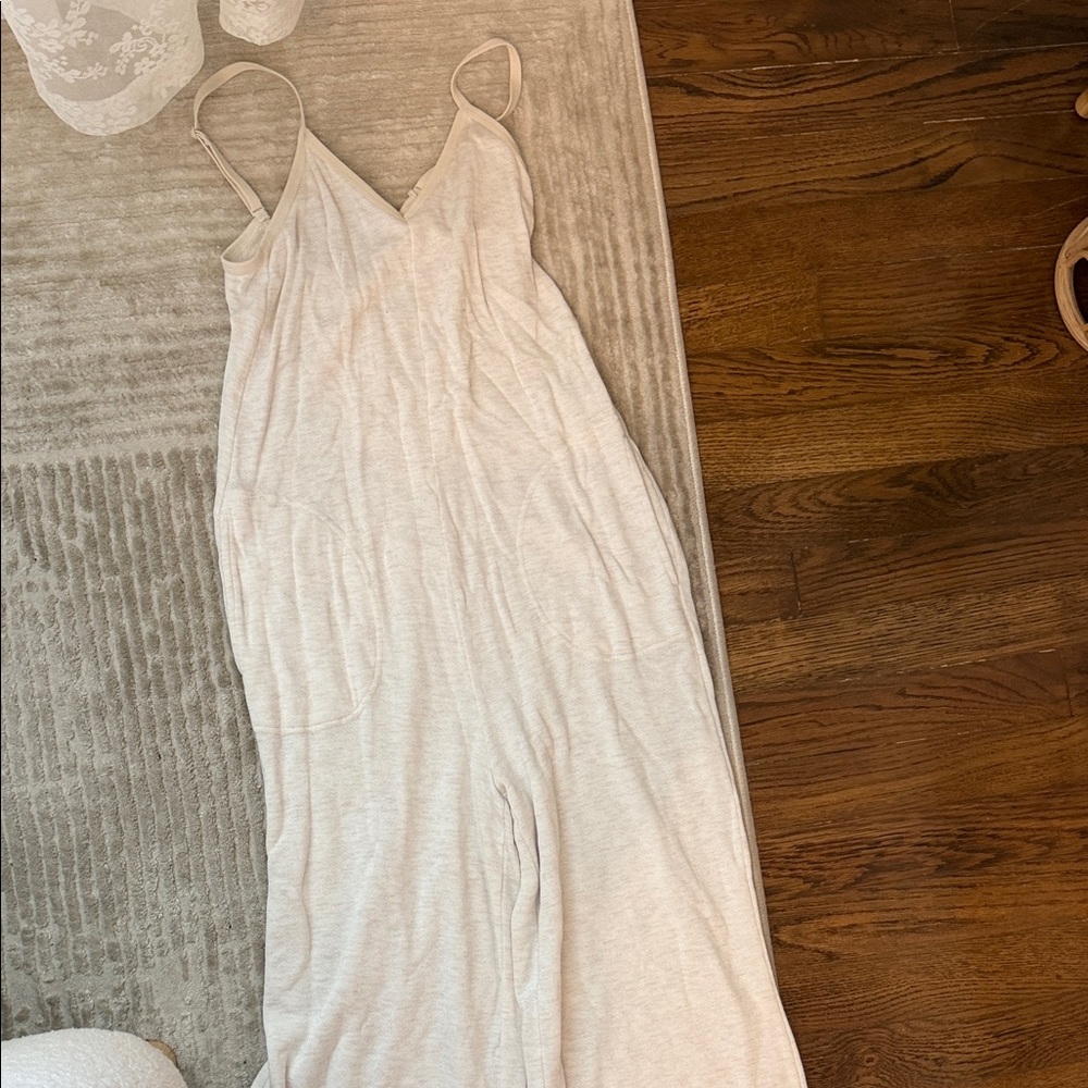 Aerie Cream Jumpsuit